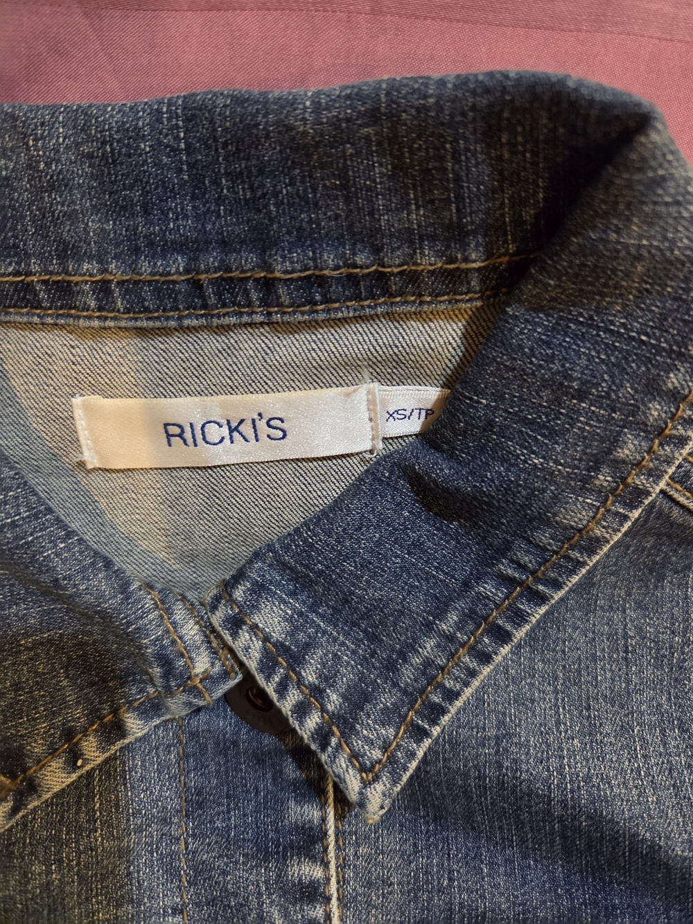 Ricki's Light Blue Sleeveless Denim Vest - Picture 2 of 4